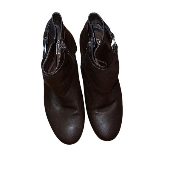 Bass Shoes - Bass Brown Leather Booties Size 8 M